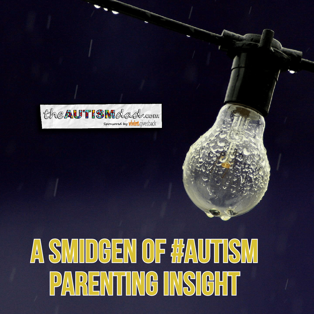 A smidgen of #Autism Parenting insight