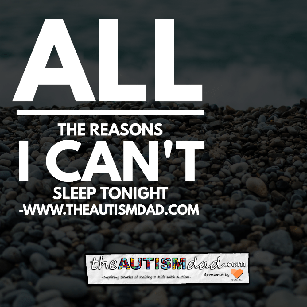 All the reasons I can't sleep tonight