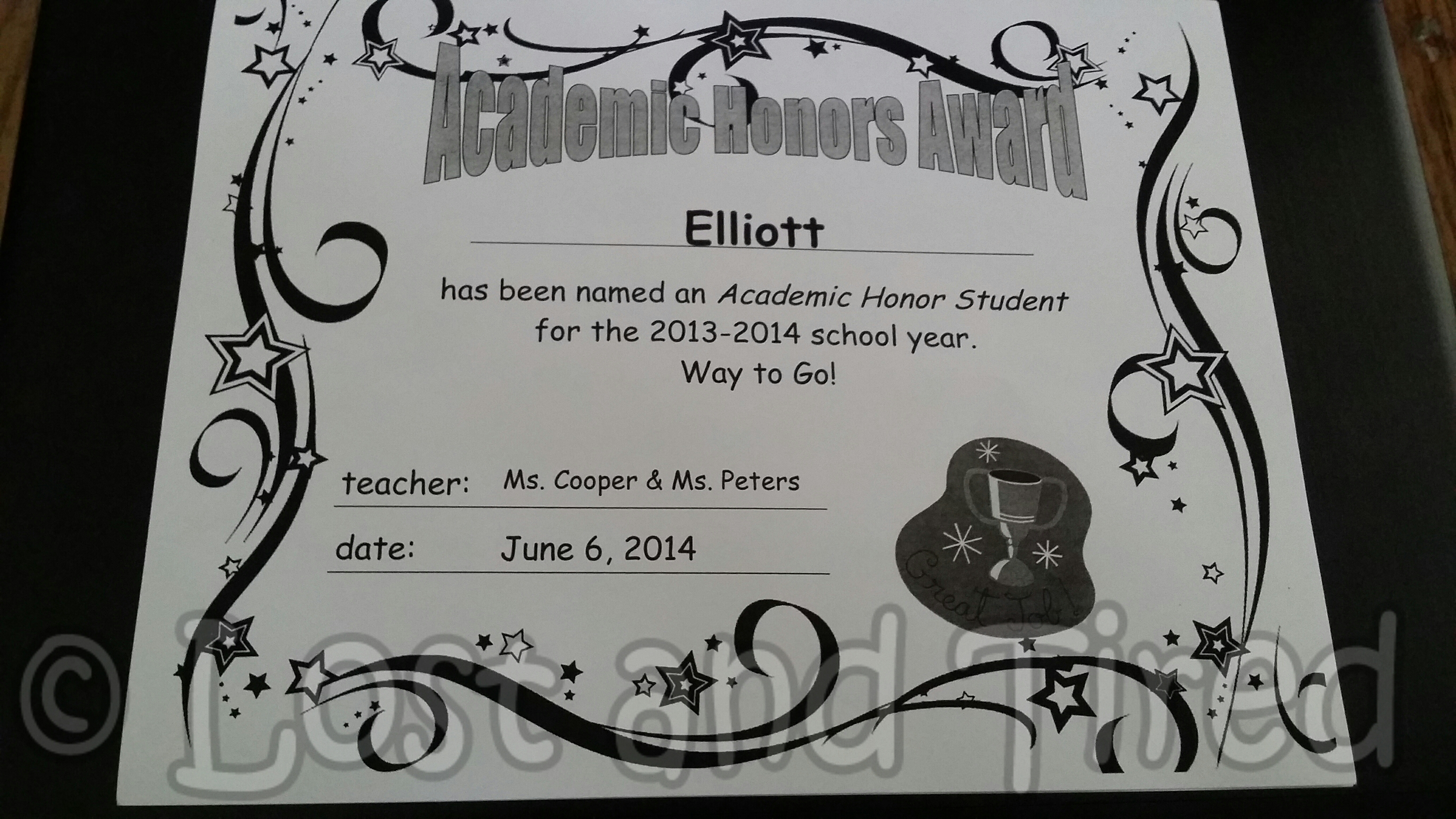 #Autism and Academic Achievement - I'm so proud of Elliott