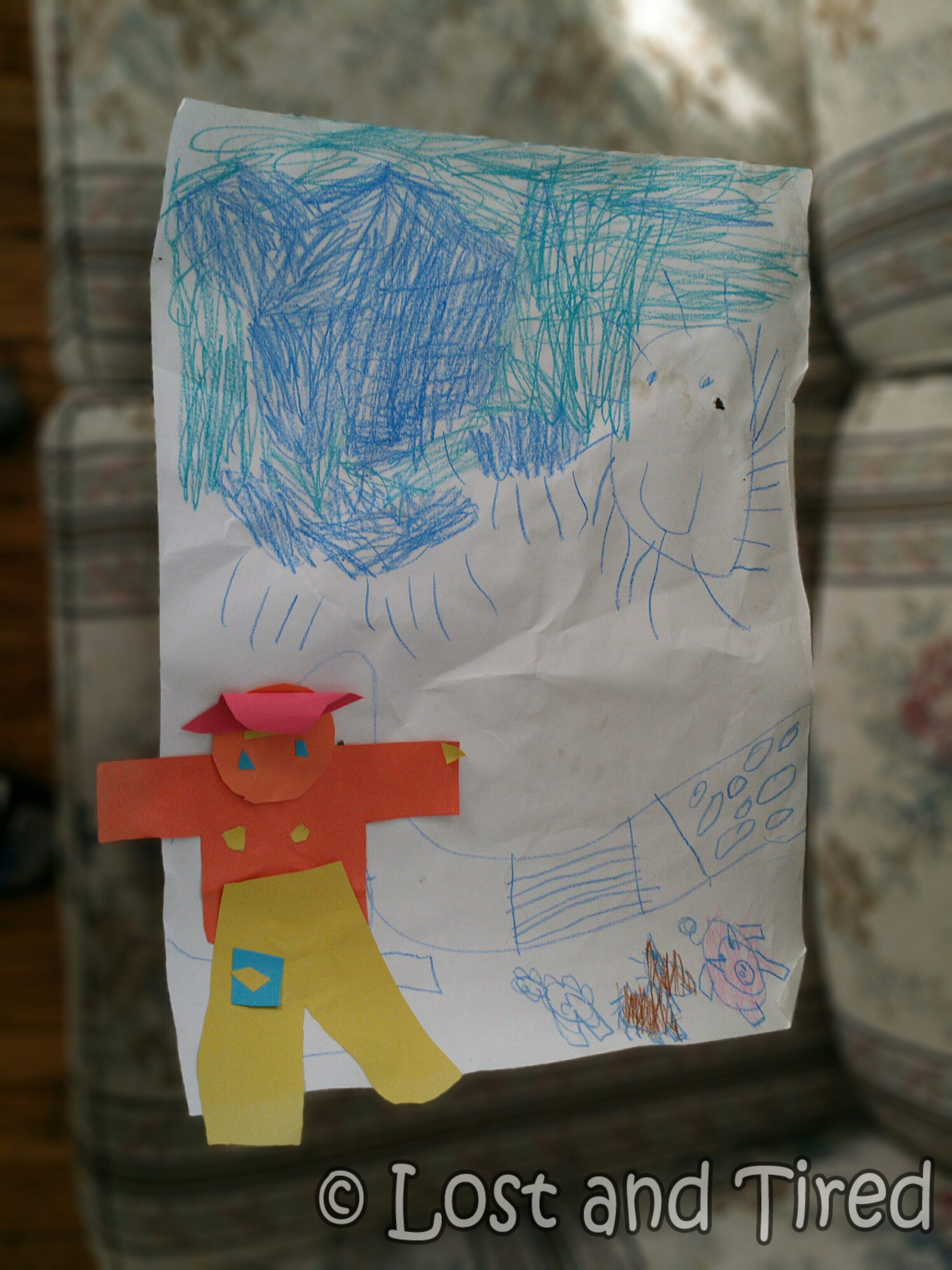 #AUTISM AND #ART - Check out Emmett's latest piece of art