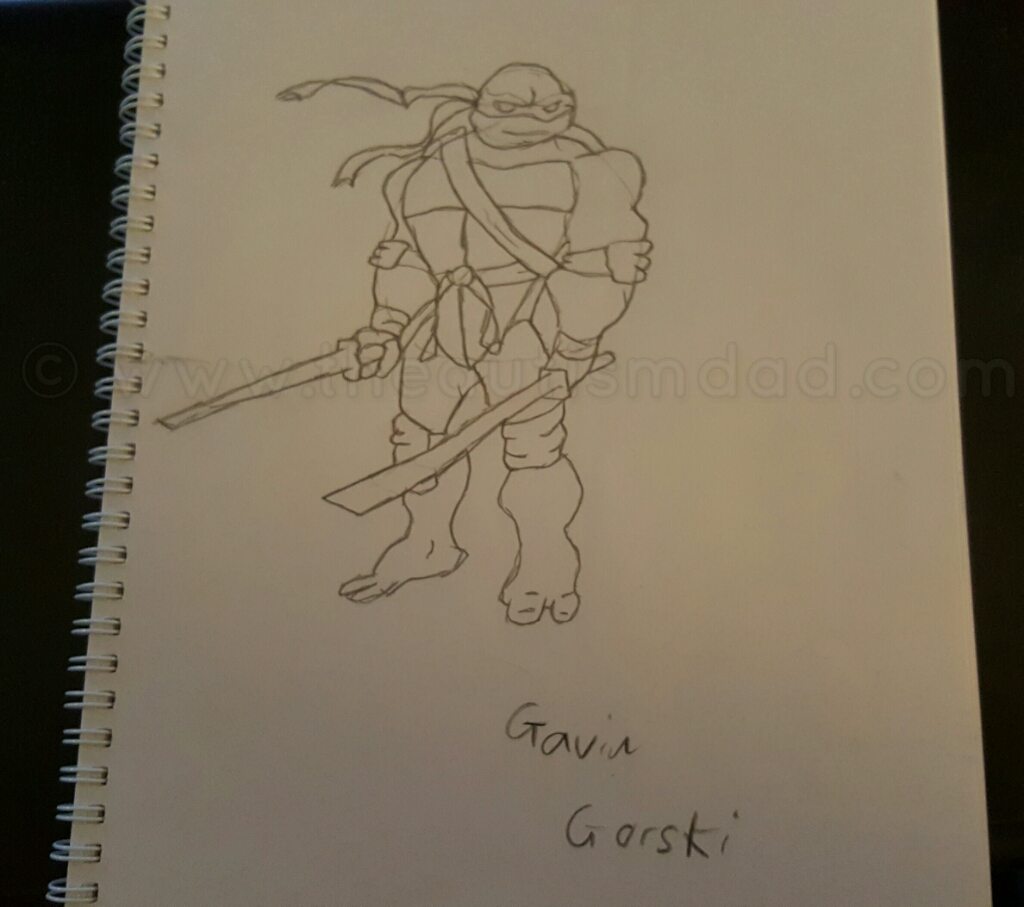 #Autism and #Art: Check out Gavin's latest sketch