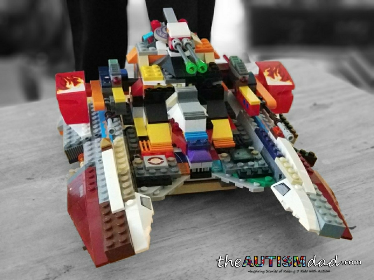 #Autism and #Legos: Gavin's latest Creation
