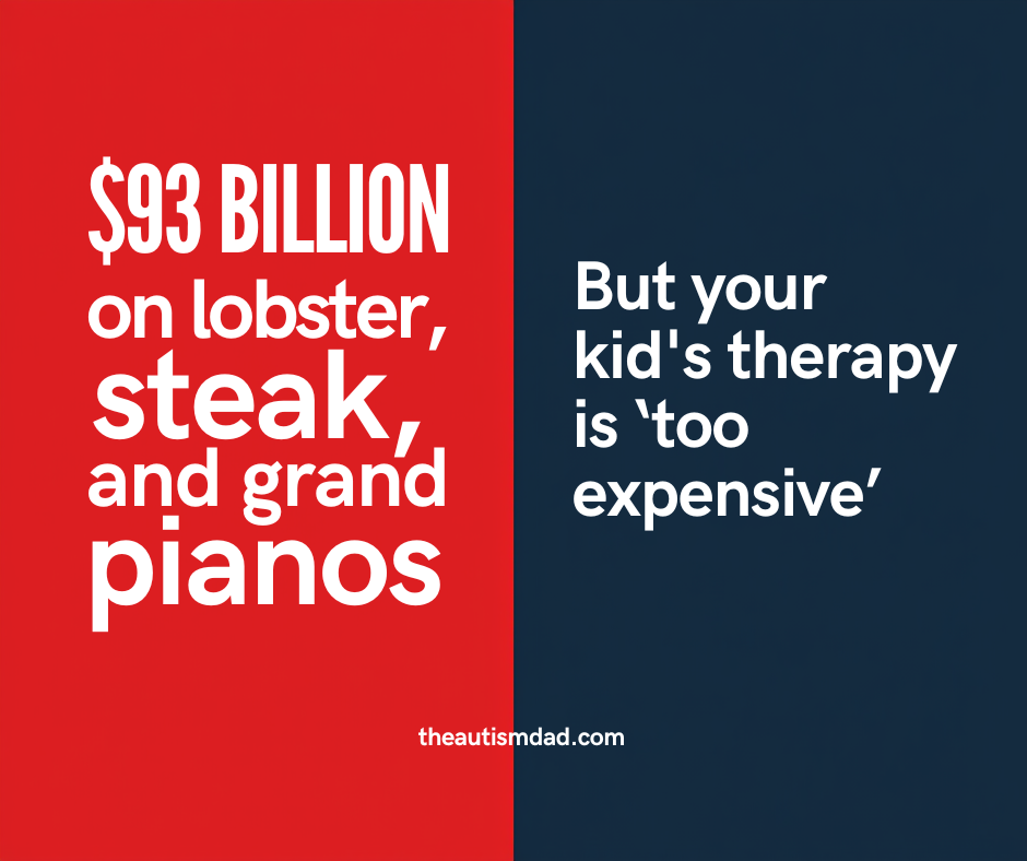 Autism Funding Cuts: They Had Millions for Lobster But Not for Your Kid's Therapy