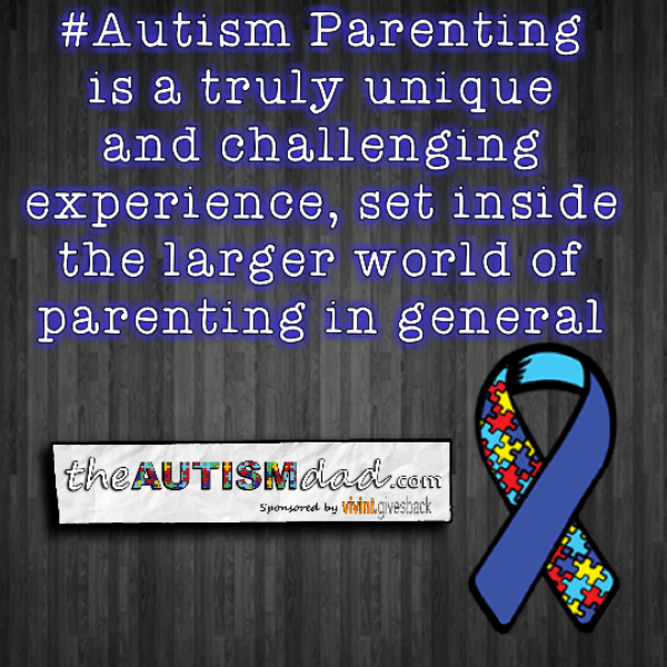 #Autism Parenting is a truly unique and challenging experience, set inside the larger world of parenting in general