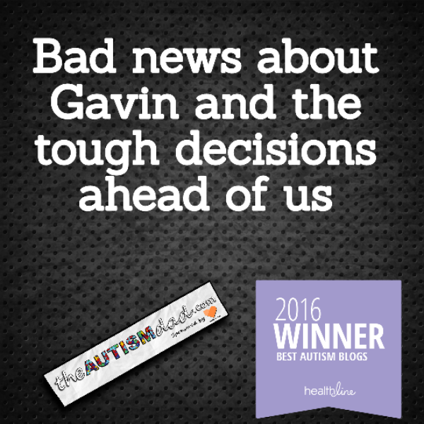 Bad news about Gavin and the tough decisions ahead