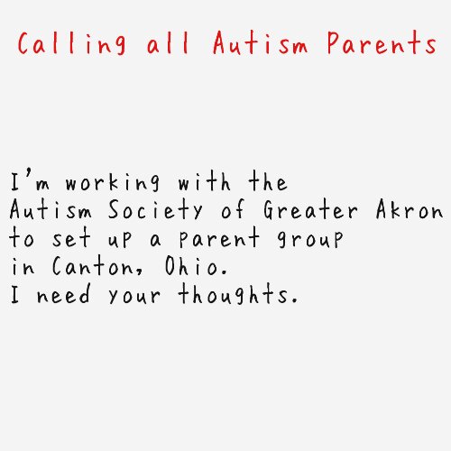 Calling all #Autism Parents: What do you need or want in an #Autism parent group?