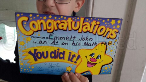 Check out Emmett’s major Victory