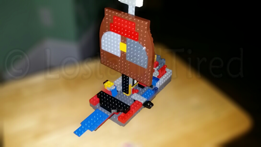 "Come sail away" with Gavin's latest Lego creation