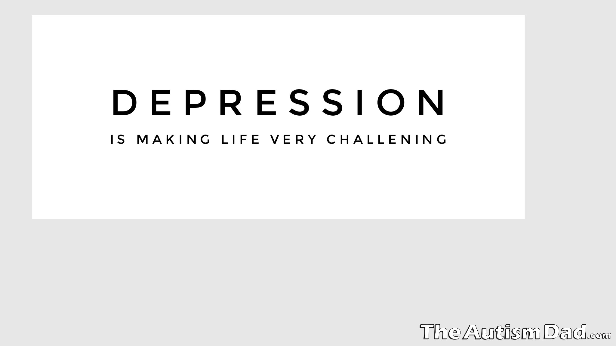 #Depression is making life very challening