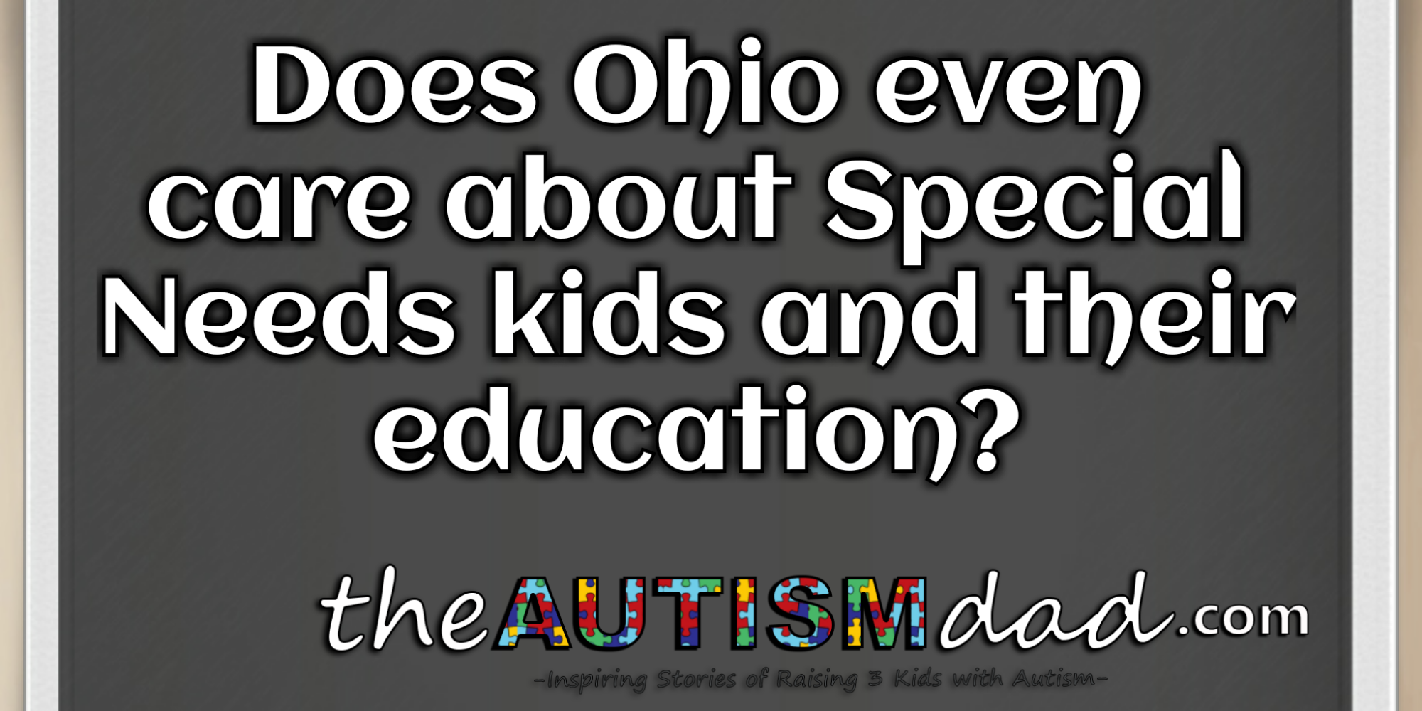 Does Ohio even care about Special Needs kids and their education?