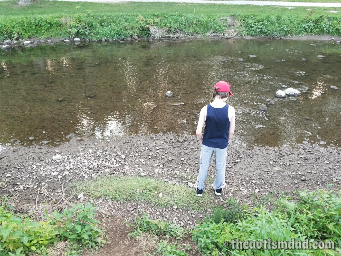 Elliott and I went for a walk