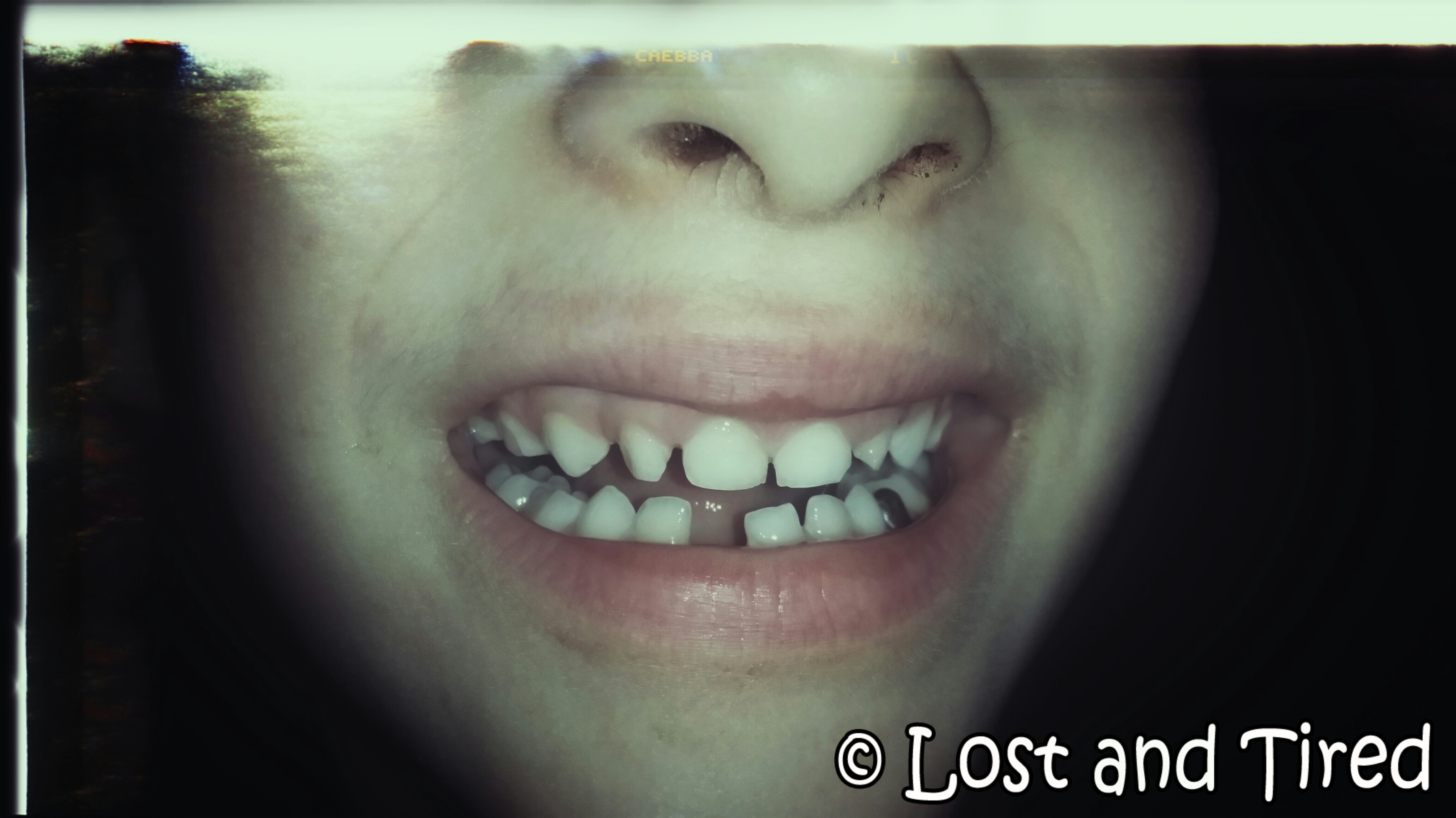 Elliott lost his very first tooth tonight