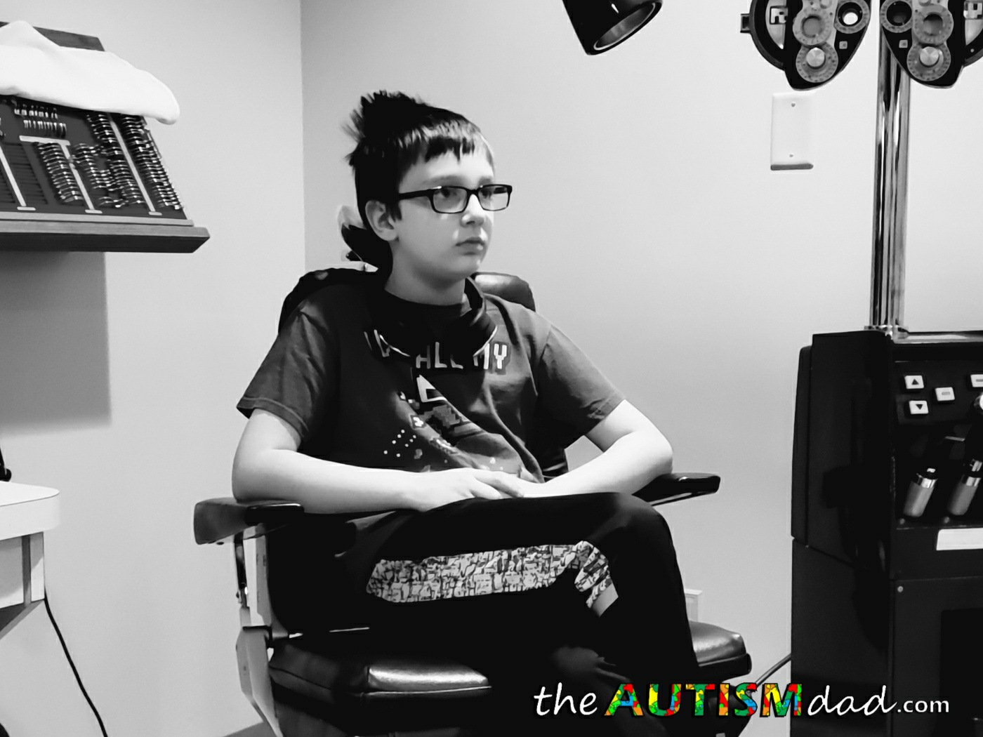 Emmett and I made it to the always amazing @AkronChildrens hospital for his eye appointment