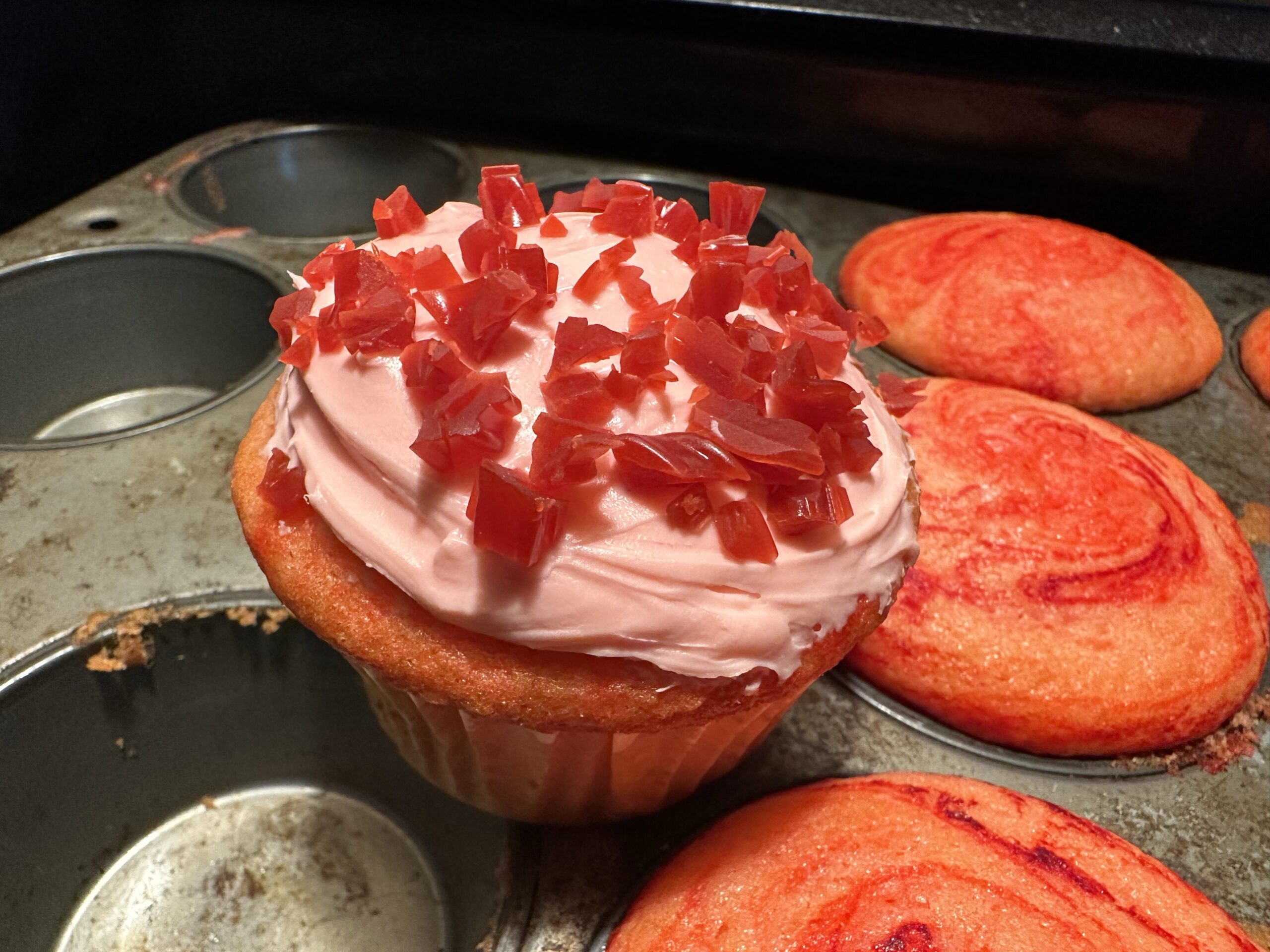 Emmett baked cupcakes yesterday