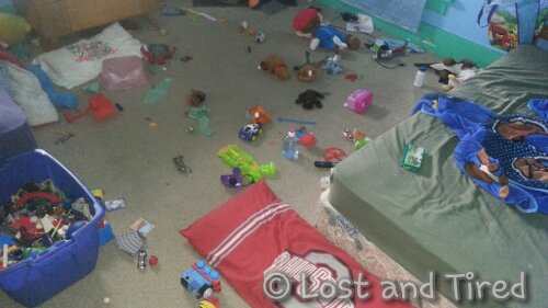 From clean to disaster in no time flat