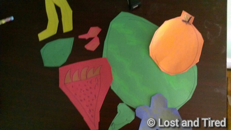 Fruit salad...out of paper