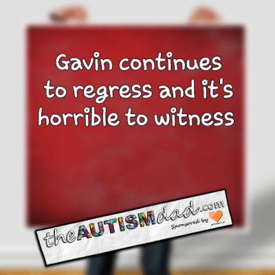 Gavin continues to regress and it's horrible to witness