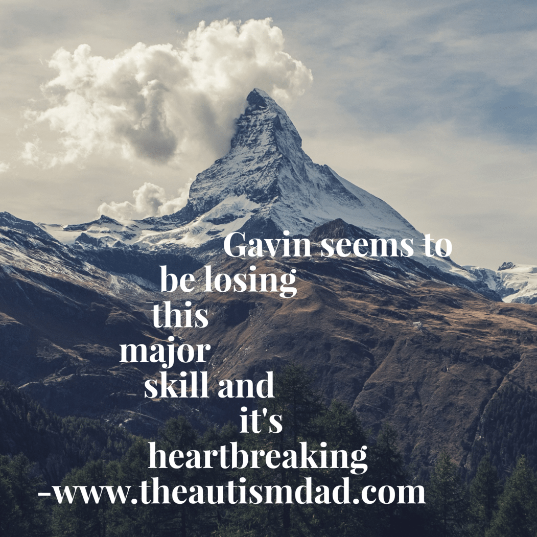 Gavin seems to be losing this major skill and it's heartbreaking