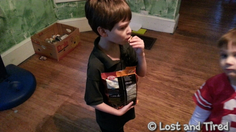 He eats... Well sorta