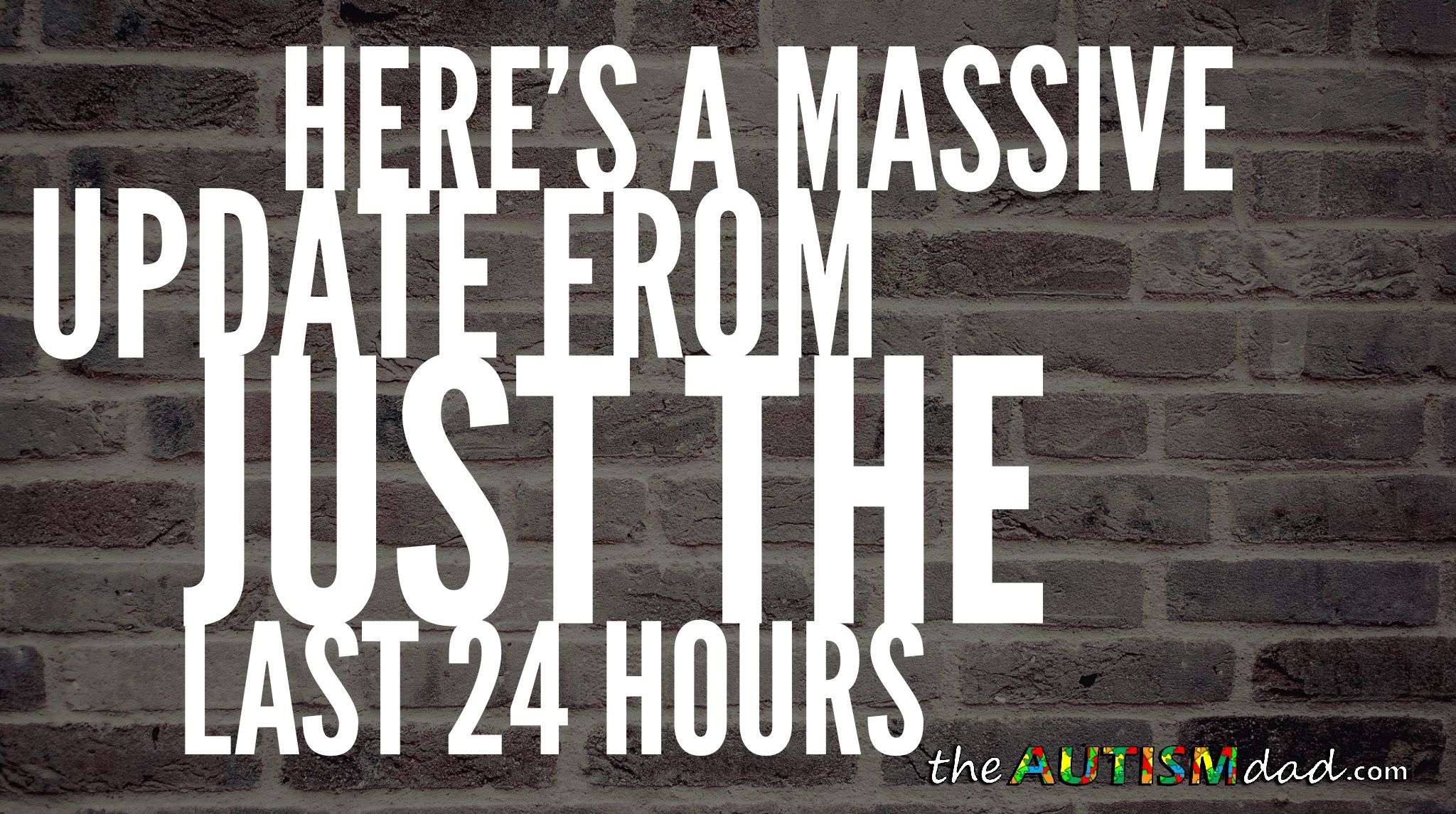 Here's a MASSIVE update from just the last 24 hours