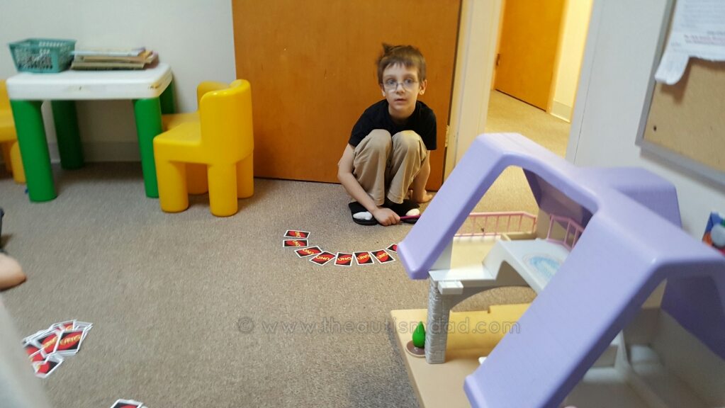 Here's what a family therapy session looks like for myself and the boys