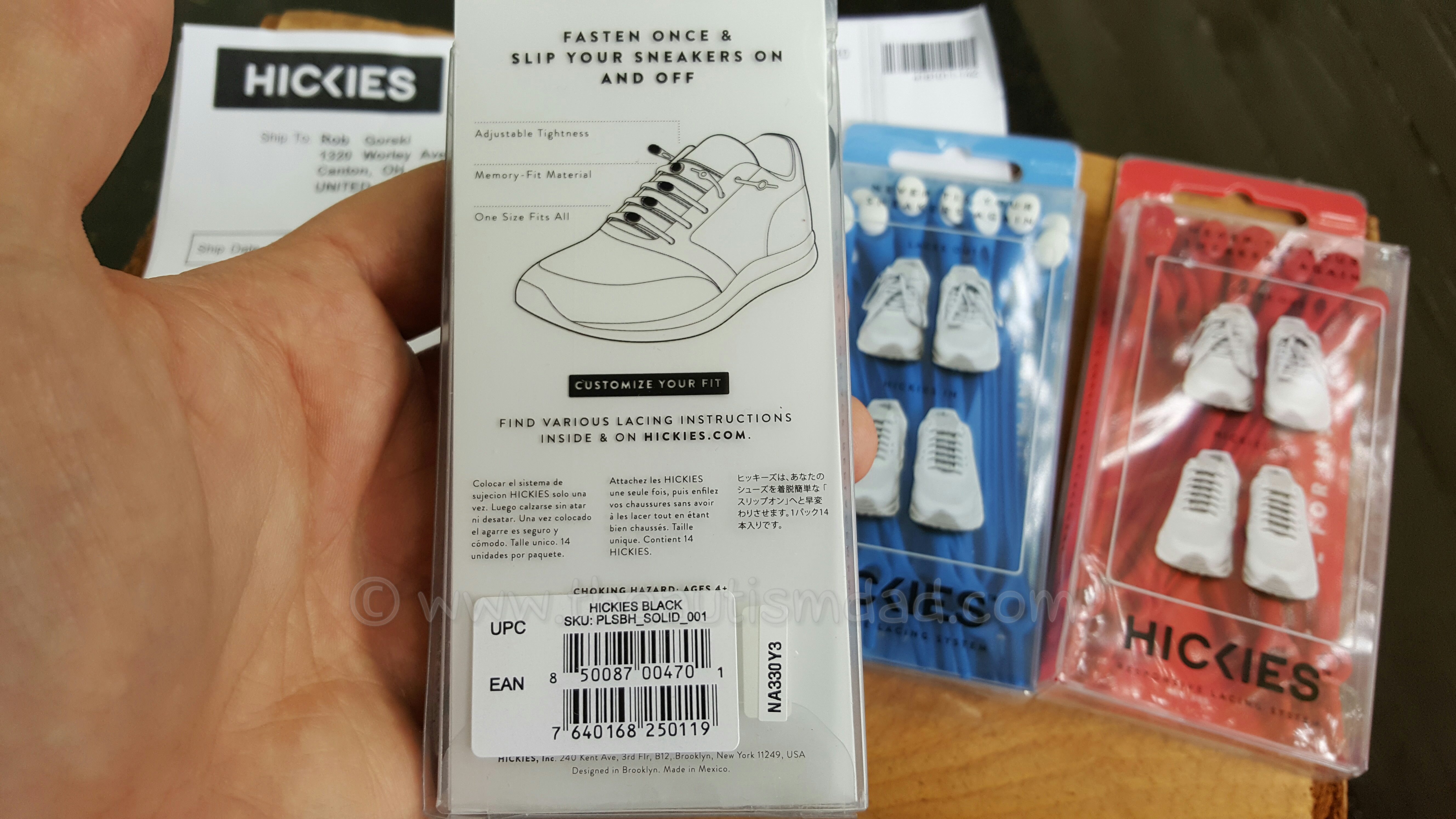 Review: Hickies can allow your child with #Autism put their shoes on without assistance (@Hickies)