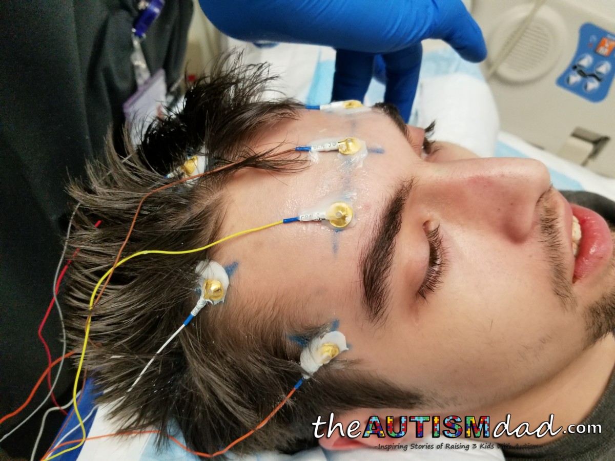 His EEG is done and Gavin is in good spirits