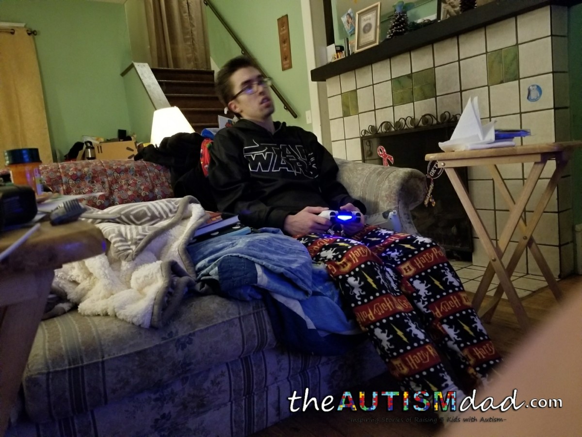 His IVIG infusion had him in tears tonight
