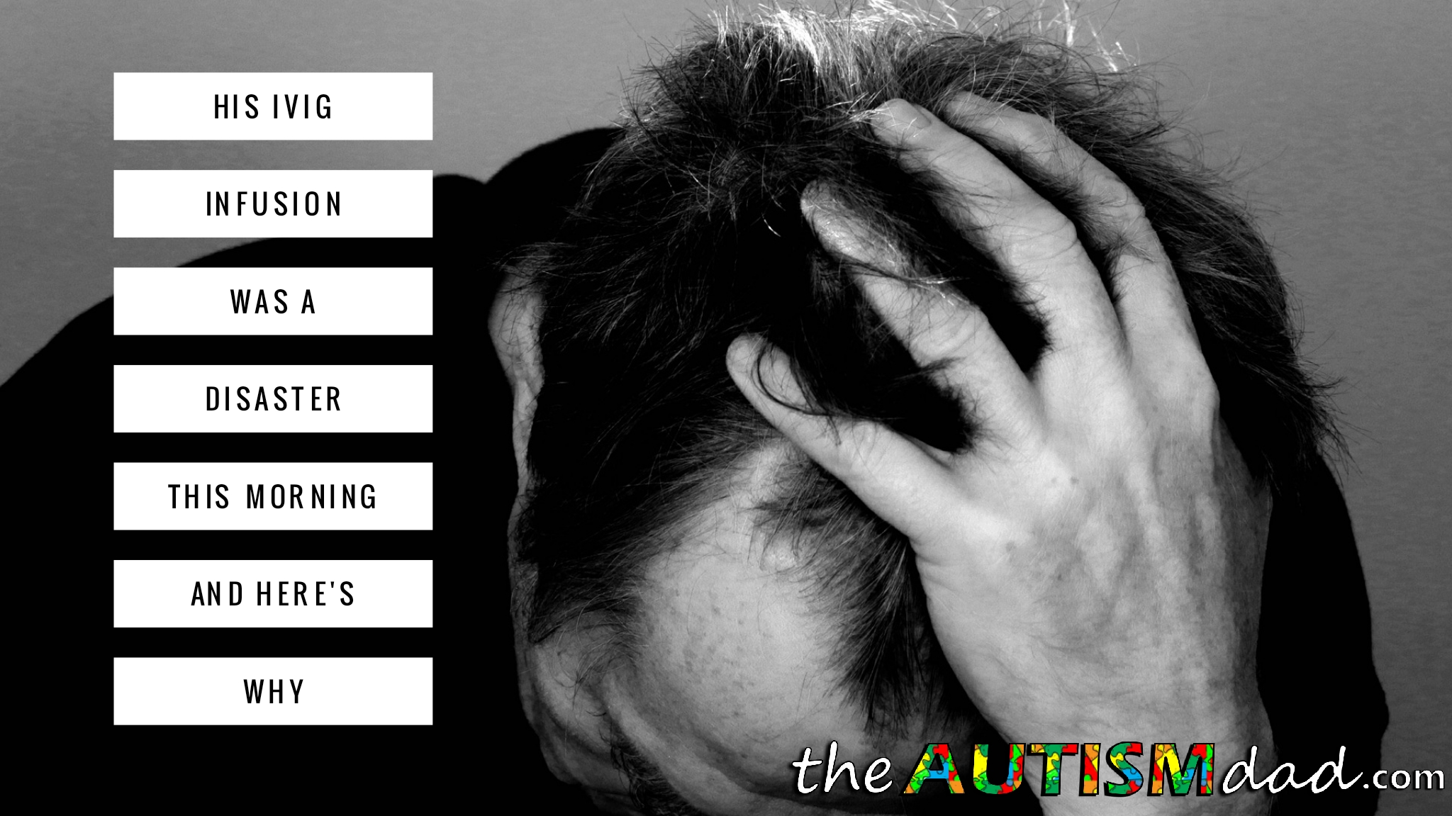 His #IVIG infusion was a disaster this morning and here's why