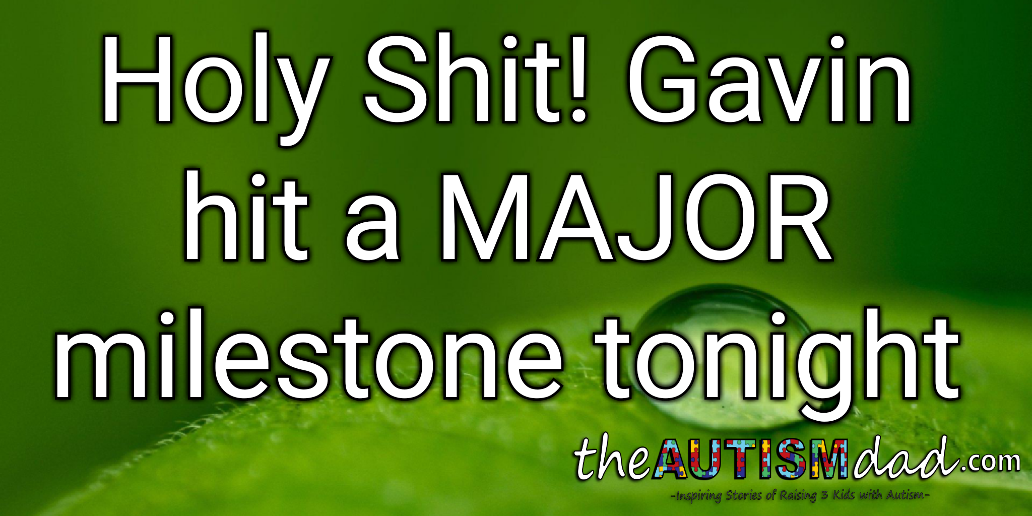 Holy Shit! Gavin hit a MAJOR milestone tonight