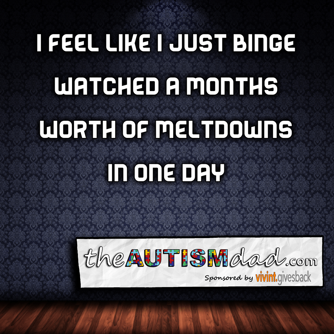I feel like I just binge watched a months worth of meltdowns in one day