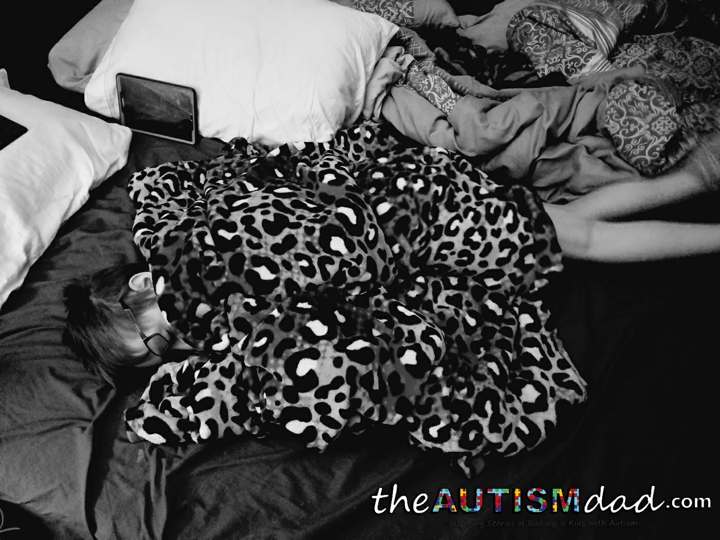 I found him sleeping in my bed