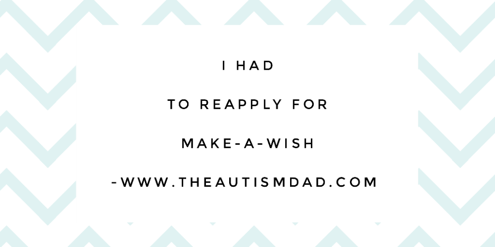 I had to reapply for @makeawish