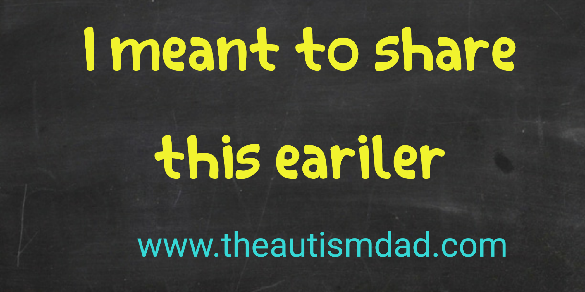 I meant to share this eariler