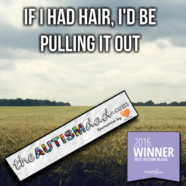 If I had hair, I'd be pulling it out