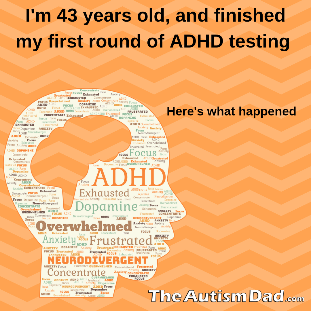I'm 43 years old, and finished my first round of #ADHD testing