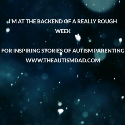 I'm at the backend of a really rough week