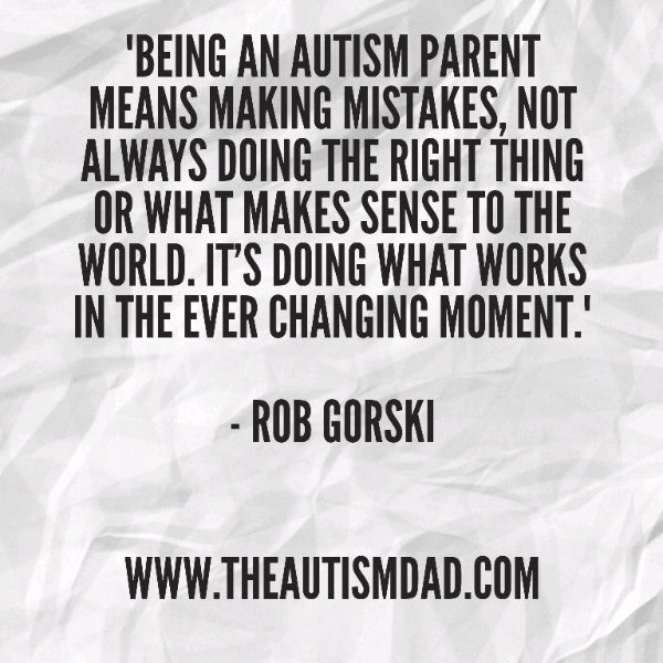 I'm crushed by my failures as an #Autism parent but I've found a new way to look at it