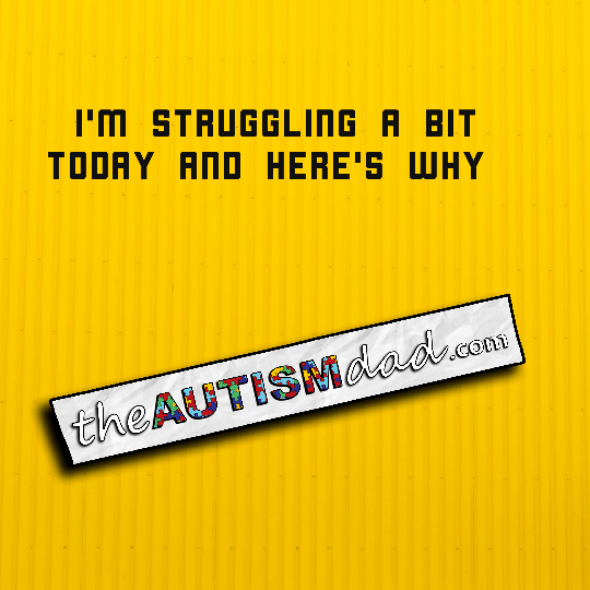 I'm struggling a bit today and here's why