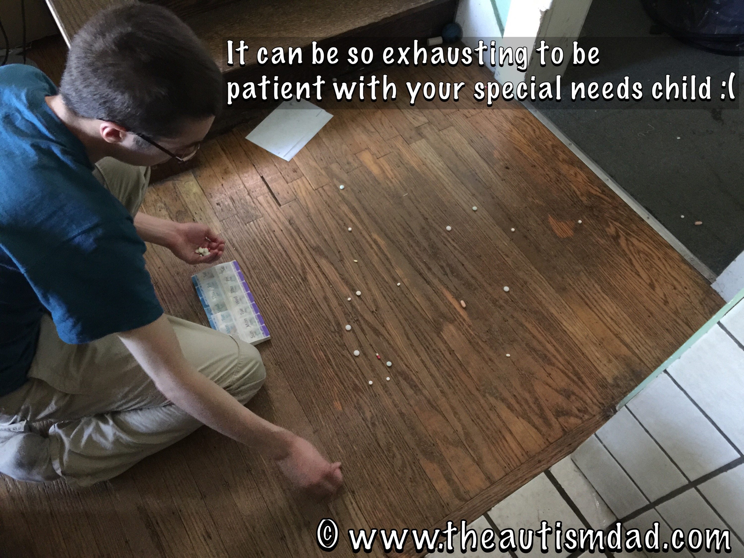 It can be so exhausting to be patient with your special needs child :(