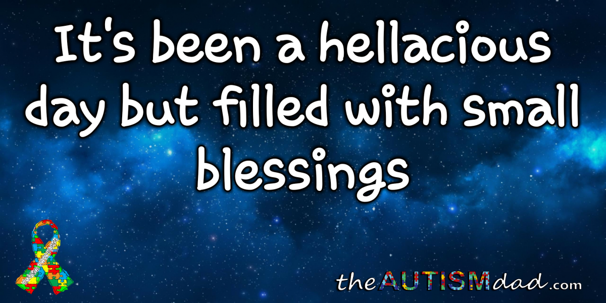 It was a hellacious day but filled with small blessings