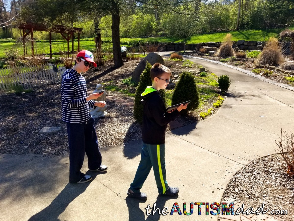 It was just the guys today