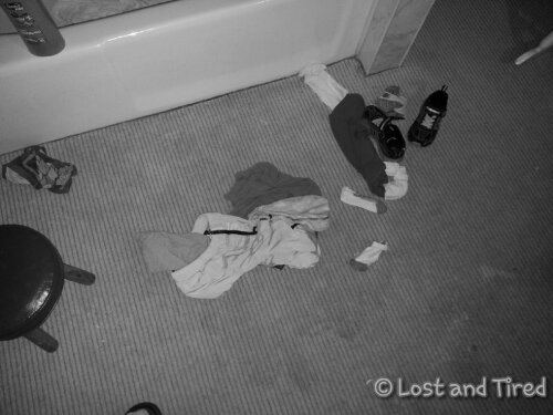 It's almost like he's marking his territory