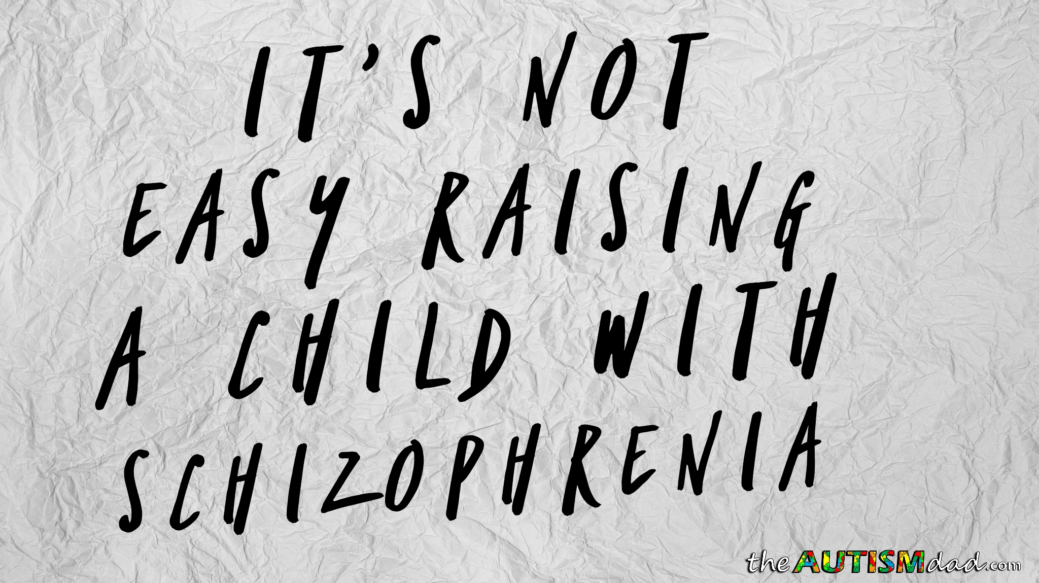 It's not easy raising a child with #schizophrenia