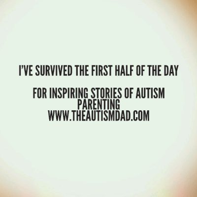 I've survived the first half of the day