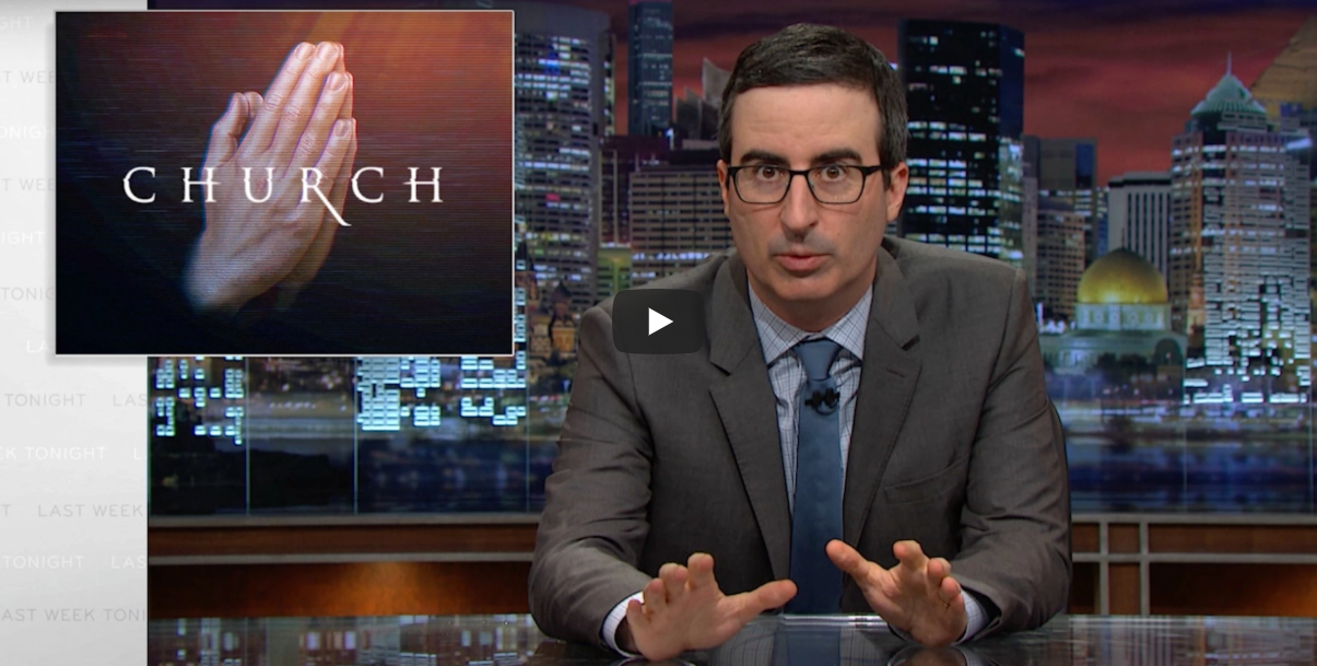 John Oliver exposes how televangelists are ripping people off, in a hilarious way **Must See**