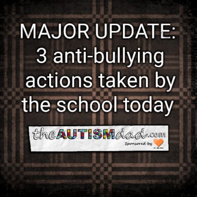 MAJOR UPDATE: 3 anti-bullying actions taken by the school today 