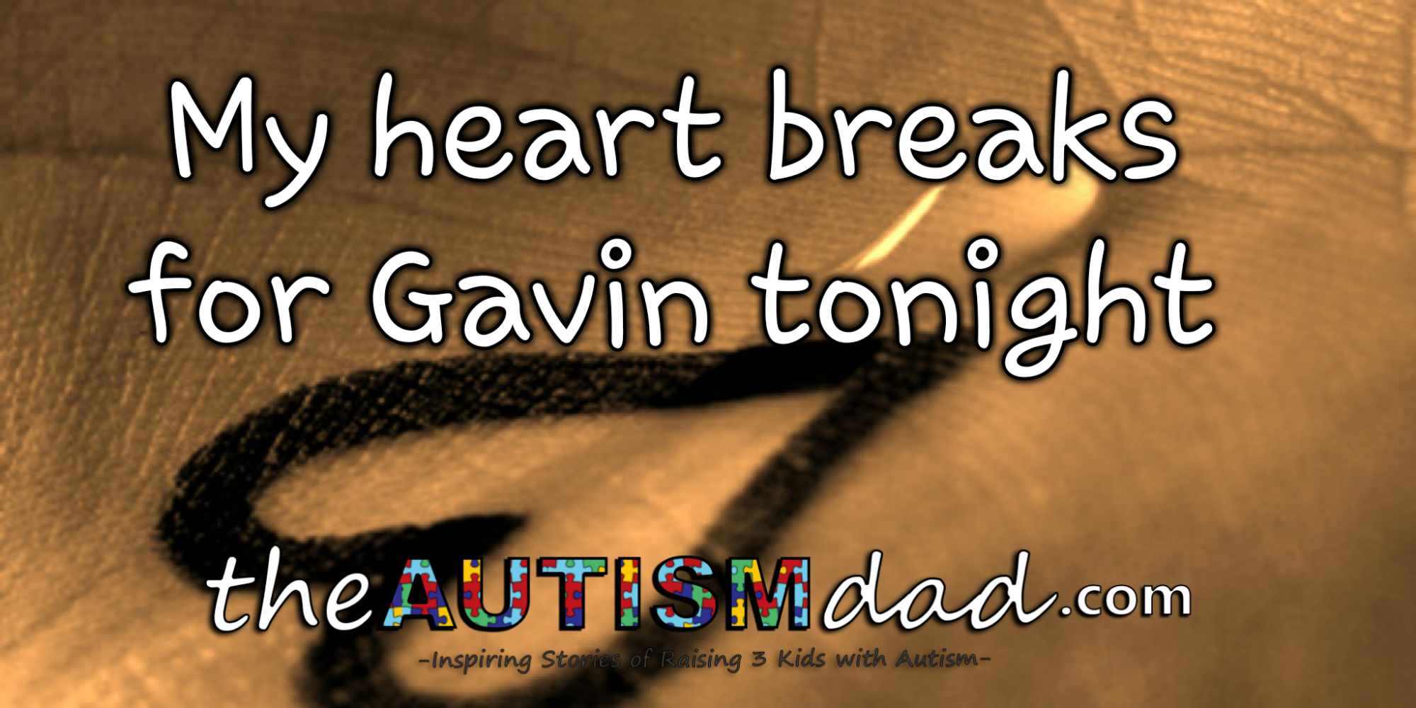 My heart breaks for Gavin tonight