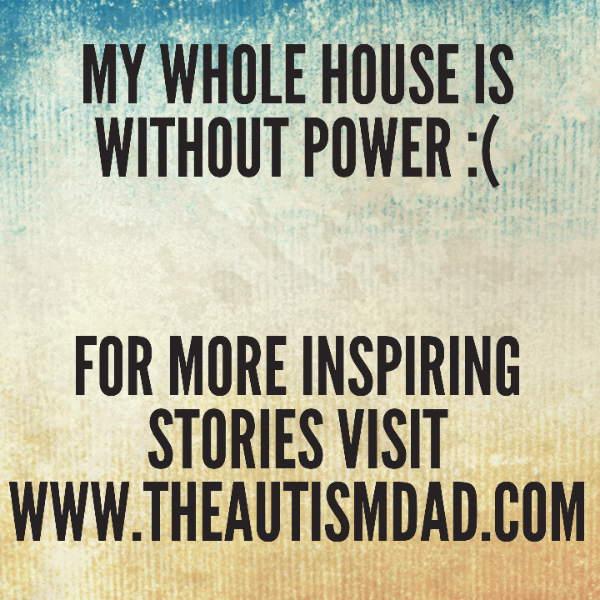 My whole house is without power