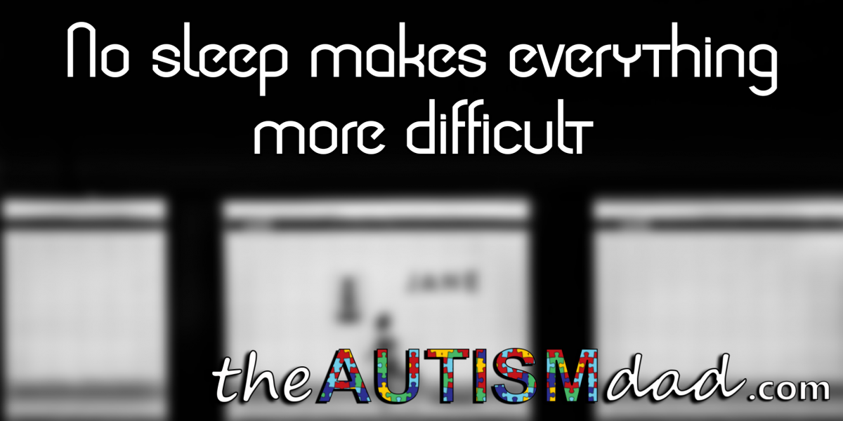 No sleep makes everything more difficult